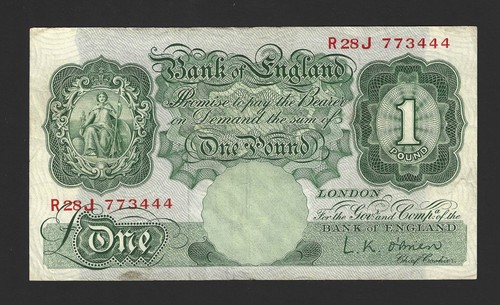 Old bank england - old, £1