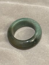 Natural Agate Unisex Band Ring