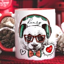 I LOVE YOU Panda Mug Gift, Personalised Name Mug, Personalised Mug, Mug Gift HIM