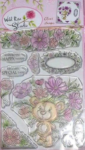 Wild rose studio clear stamps - clear,
