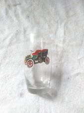 VINTAGE GLASS @ HALF PINT FORD CAR 13 CM TALL