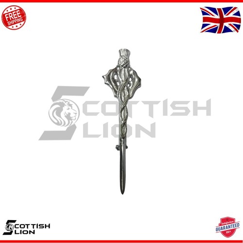 Scottish woven ornate thistle - woven,