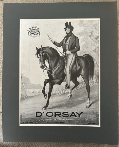 Antique print orsay - le, dandy