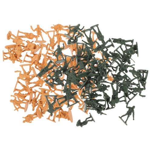 100 pcs small - small, soldier