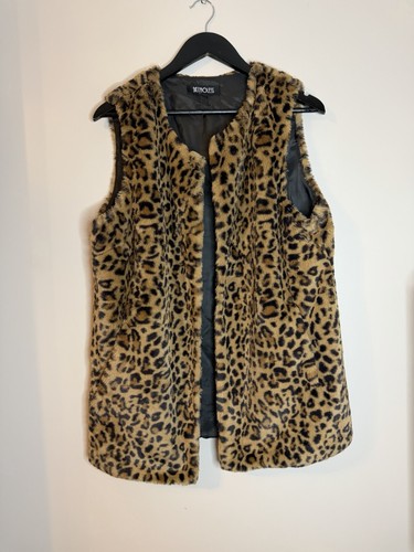 Relish noless faux fur - relish, leopard