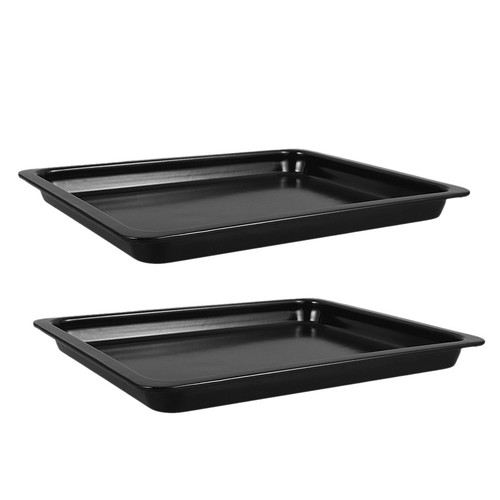 2pcs black enamel - ,