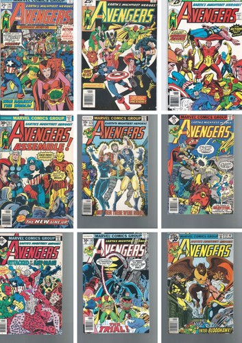 Avengers lot 1970s - avengers, marvel