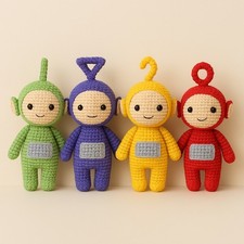 Cute 4 Teletubbies Po Tinky