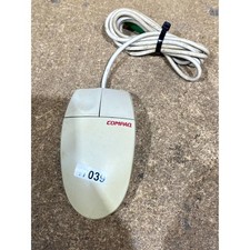 Compaq M-S34 Mechanical Mouse PS/2 Wired Ergonomic Scroll Wheel 2-Buttons for PC