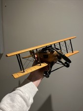 Vintage Style Wooden Biplane