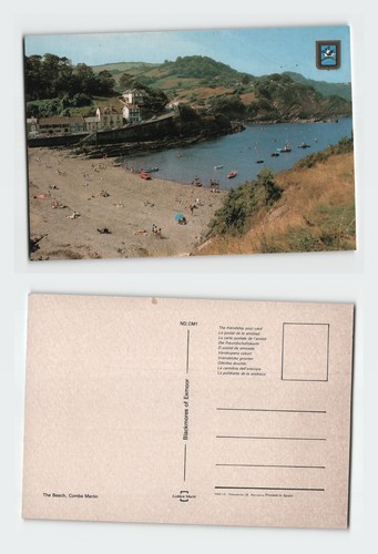 Vintage postcard combe martin - vintage,