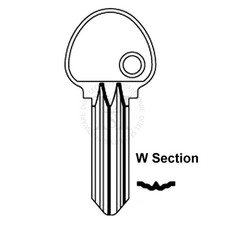 JMA ING-W Cylinder Key Blank