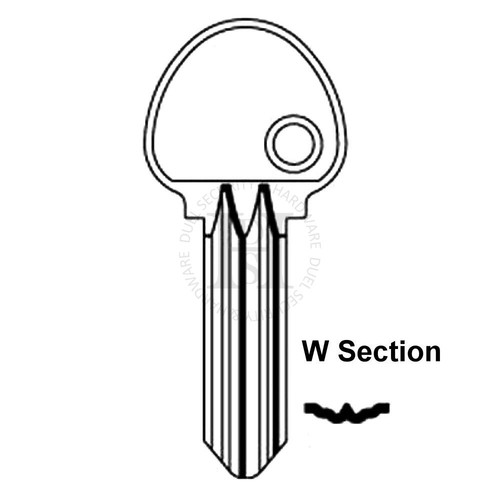 Jma ing cylinder key blank - jma,