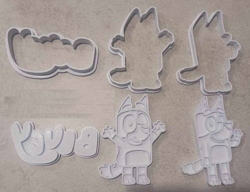 Bluey cookie cutter set - cookie,