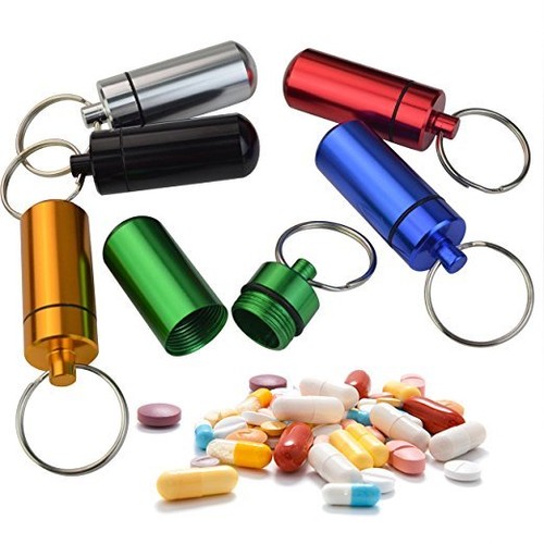Waterproof mini aluminium pill - aluminium,