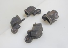 Antique Metal Furniture Castors Trolley Wheels Old Castor Vintage Old Lion Feet