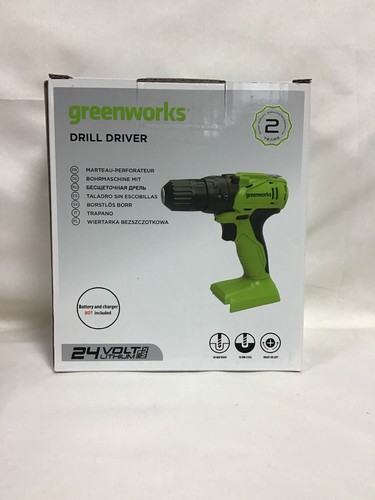 Greenworks 24v cordless drill - 24v,