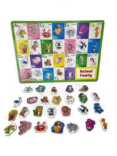 Wooden puzzle alphabet set - set, of