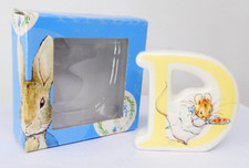 Peter Rabbit Letter D Ornament
