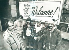 1987 Harrogate Theatre walk to Scarborough Press photo 9x7"