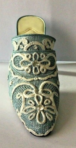 Miniature shoe ornament blue - ornament,