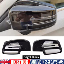 Wing Mirror Cover Cap Gloss Black For Mercedes Benz A C S Class W221 W204 W176