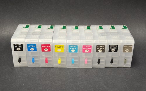 9pcs refillable ink cartridge - refillable,