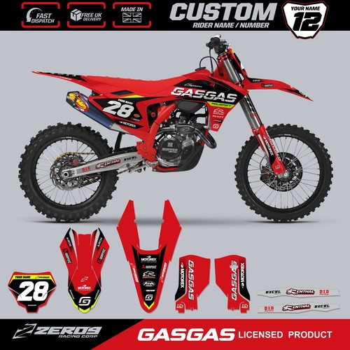 Gasgas motocross graphics kit - graphics,