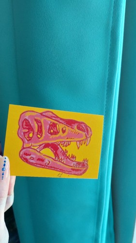 Aceo art print rexy - aceo, |