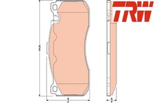 FRONT BRAKE PADS SET GDB1802
