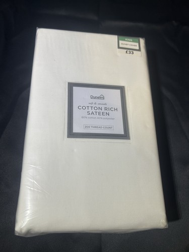 Dunelm king size duvet - king,