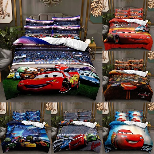 Kids cars duvet cover set - 3d,