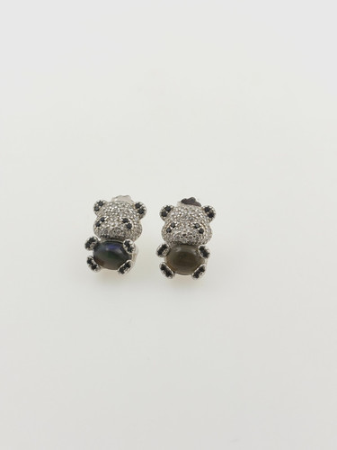 Sterling silver panda - sterling,