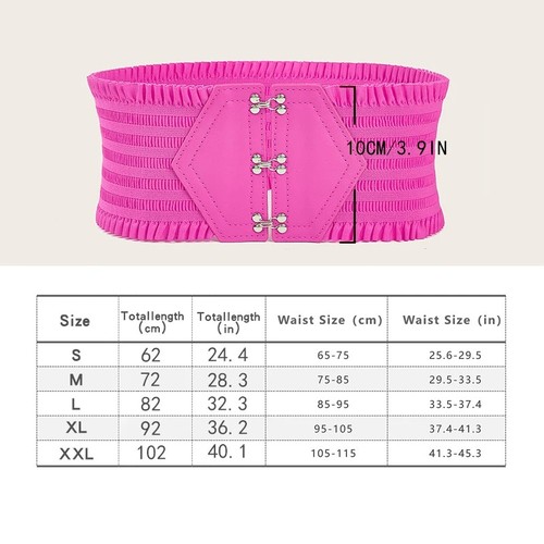 Triple buckle ruffle elastic - triple,
