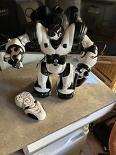 2004 WowWee 14" Robosapien Robot & Remote Working Black White Robosapian