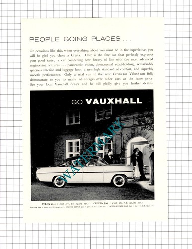 Vauxhall cresta car advert - car,