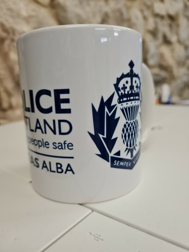 Police scotland motif - scotland, cup