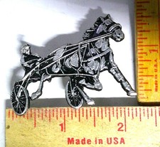 harness racing pin vintage
