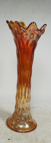 Fenton carnival glass - carnival, vase