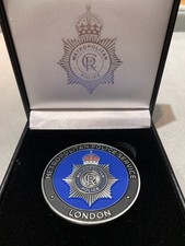 UK Metropolitan Police Service-New Scotland Yard C3R Crown Challenge Coin - 44mm