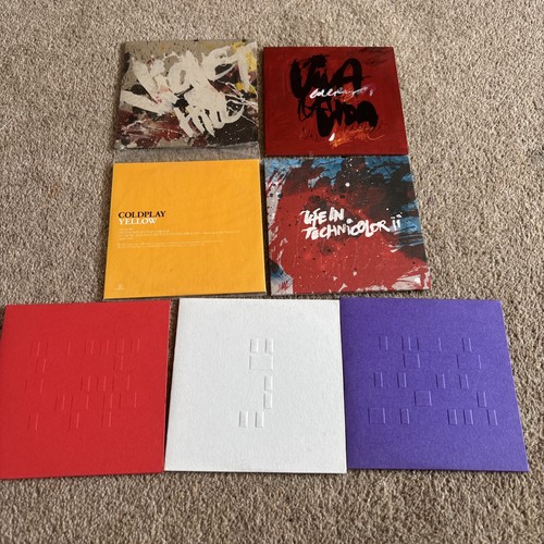 Coldplay rare promo cds - coldplay, x7!
