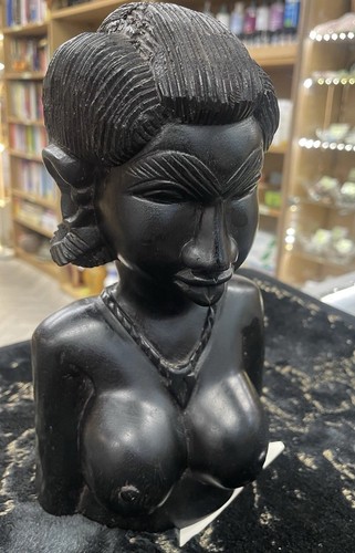 African vintage wood carving - african,