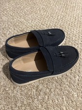 River Island Boys' Shoes Navy Size 3 Used In Good Condition No Box