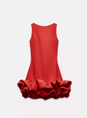 Bright red zara matching - zara,