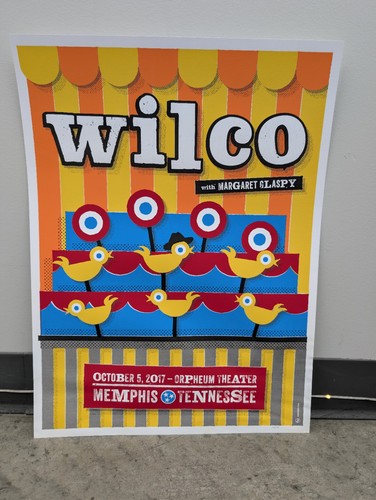2017 memphis wilco poster - 2017,