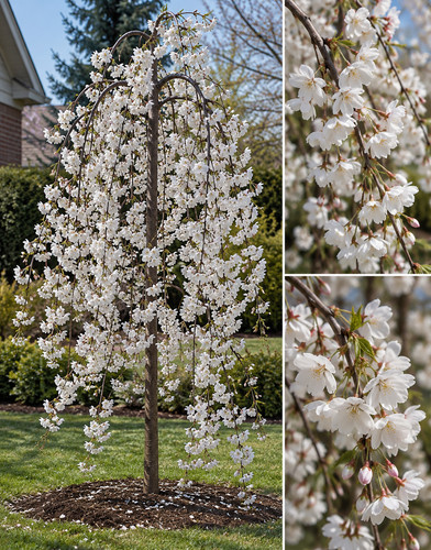 Prunus snow showers - prunus,