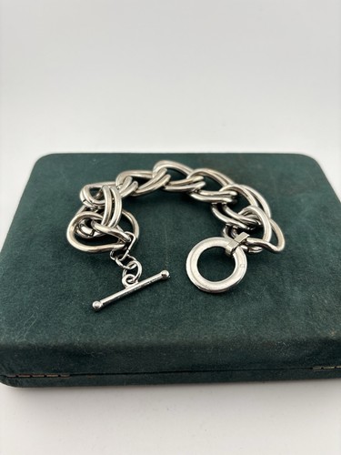 Chunky silver plated twin - silver,