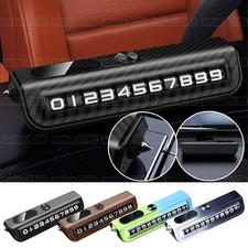 Temporary Parking Phone Number Plate Window Breaker Safety Hammer Car Ornament
