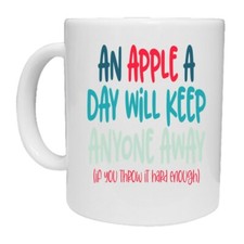An Apple A Day Coffee Tea Mug