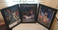 Star Wars 3 no A3 ORIGINAL trilogy high quality framed posters brand new